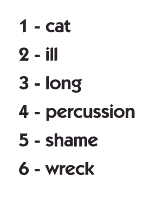 word card words